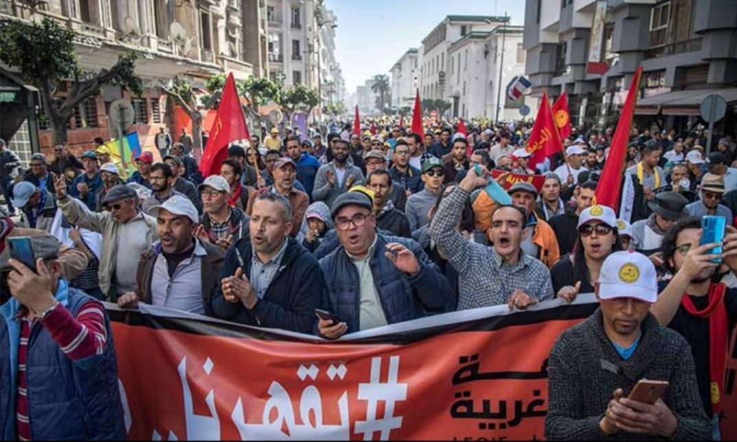 مظاهرات واحتجاجات في عدة مدن مغربية تنديدا بغلاء المعيشة