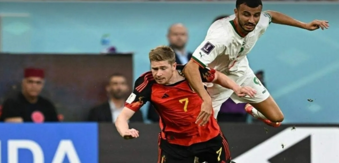 المغرب يهزم بلجيكا في كأس العالم بقطر بهدفين نظيفين