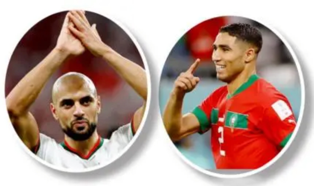 حكيمي وأمرابط ضمن أفضل 10 لاعبين في كأس العالم