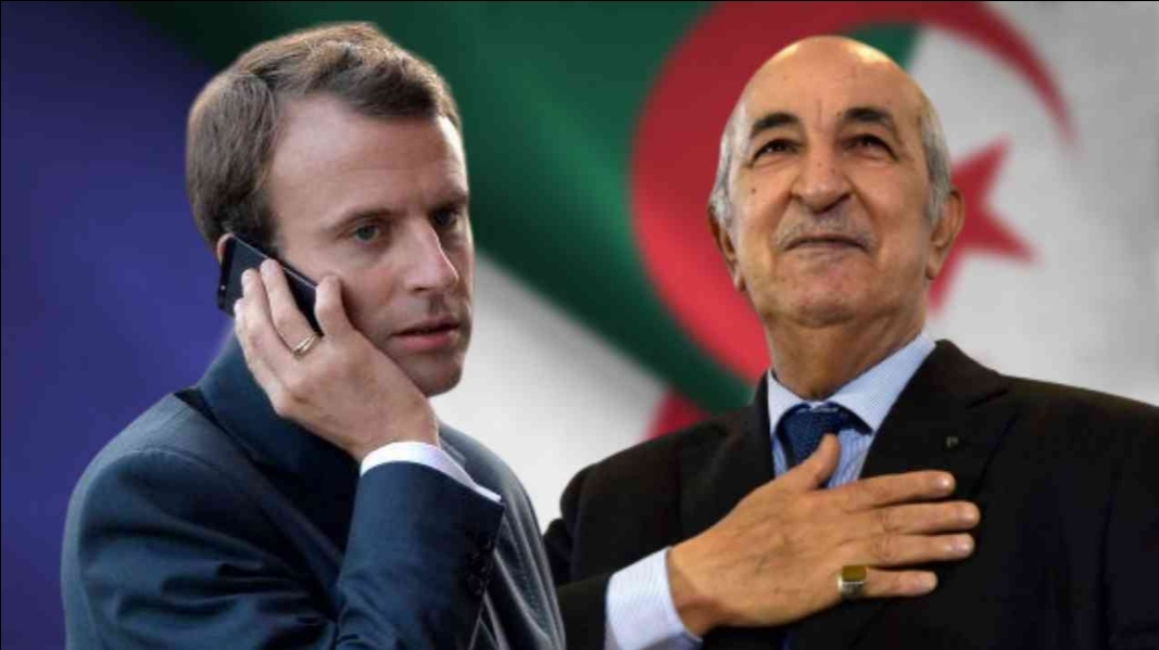 تبون يهاتف ماكرون :    ألف مبروك على إقصاء المغرب وتأهل فرنسا لنهائي المونديال و40 مليون جزائري تساند الديكة !!
