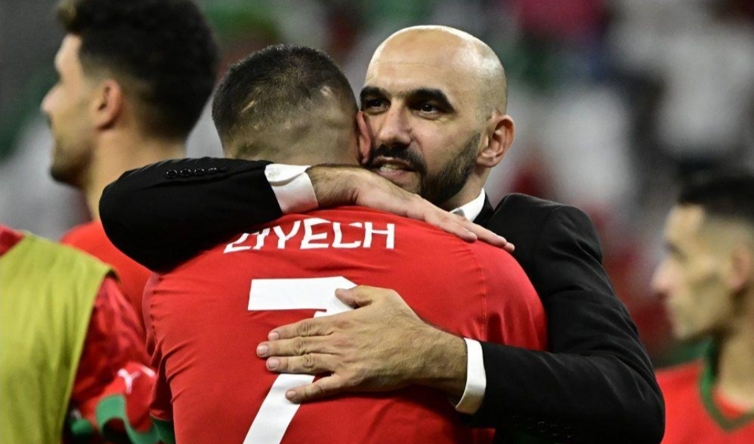 الركراكي  :    المغرب سيفوز بكأس إفريقيا المقبلة ، وأنا هنا من أجل الألقاب !
