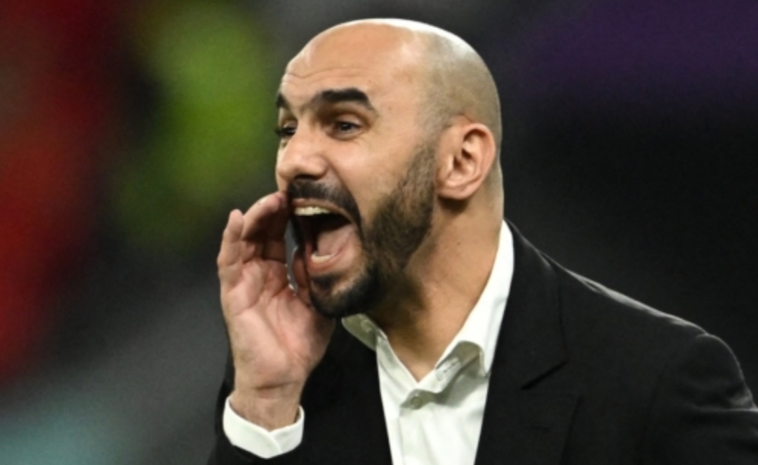 إختيار الركراكي كأفضل مدرب في إفريقيا
