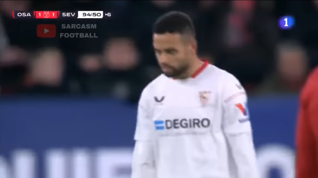 فيديو :     النصيري والزلزولي يسجلان …  ولا ذنب للحارس بونو في الهدفين … أوساسونا يهزم إشبيلية بهدفين لواحد