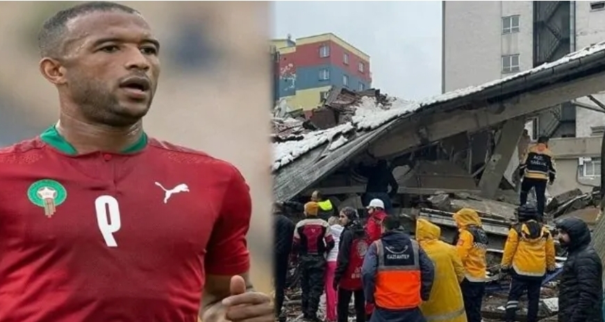 بعد نجاته من زلزال تركيا وتحطم منزله … اللاعب المغربي الكعبي يعود إلى بلده