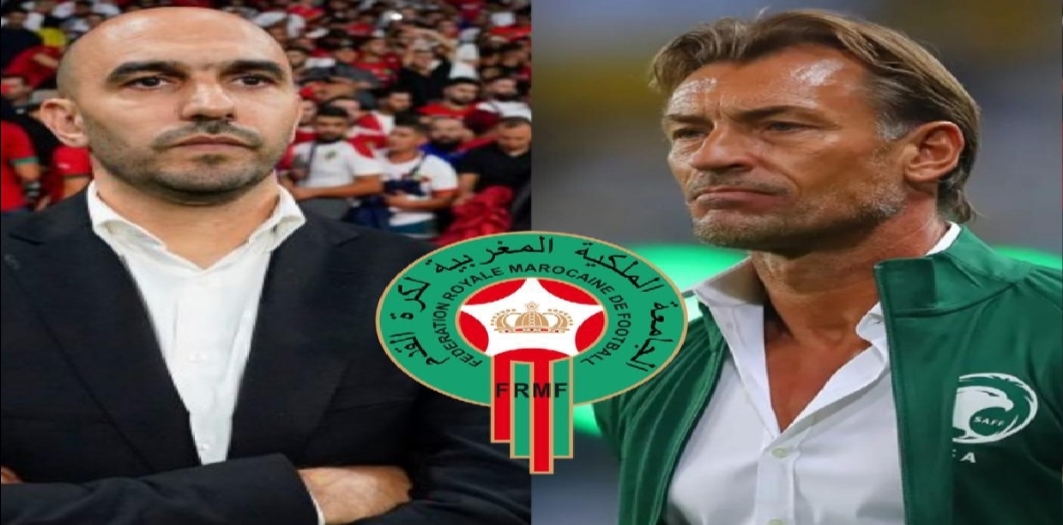 تصرف غير متوقع من “رونار” في حق “الركراكي” يثير الغموض بخصوص قصة دعمه لـ”الأسود”