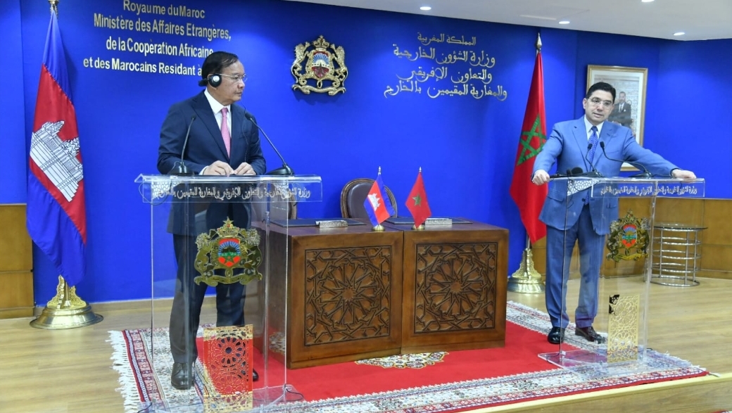 مملكة كمبوديا تعرب عن دعمها الكامل لسيادة المغرب ووحدته الترابية