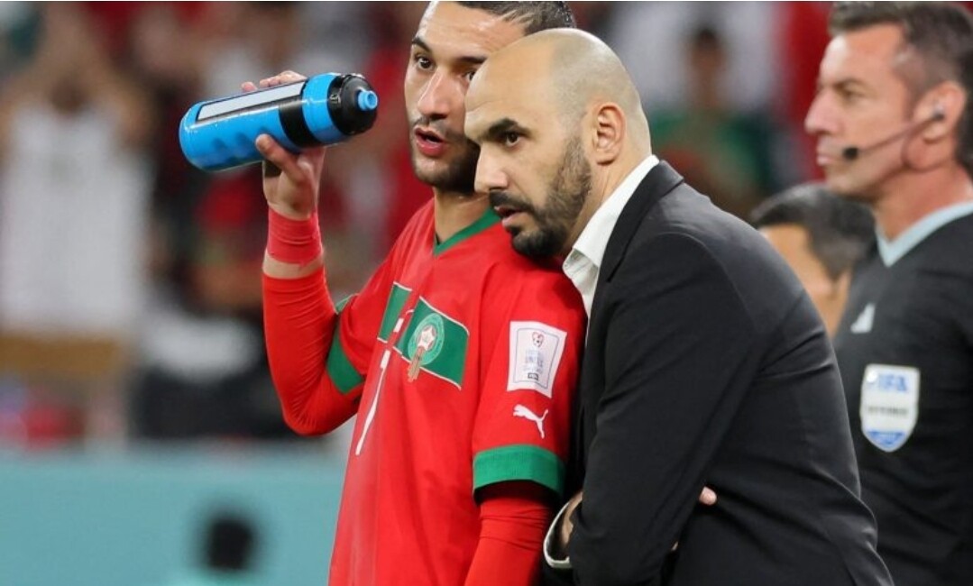 الركراكي منتقدا تشيلسي :     زياش لاعب عالمي مبدع ويعطيك في أرضية الملعب بقدر ما تعطيه من حب