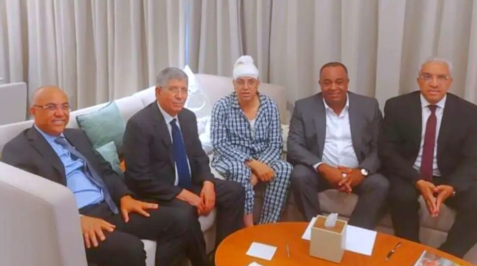 وزير العدل “وهبي” في أول ظهور له بعد خضوعه ( للميزاجور ) عملية جراحية على رأسه