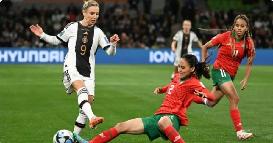 ب 6 / 0 … المنتخب المغربي ينهزم بنتيجة قاسية أمام الألمان في مونديال السيدات
