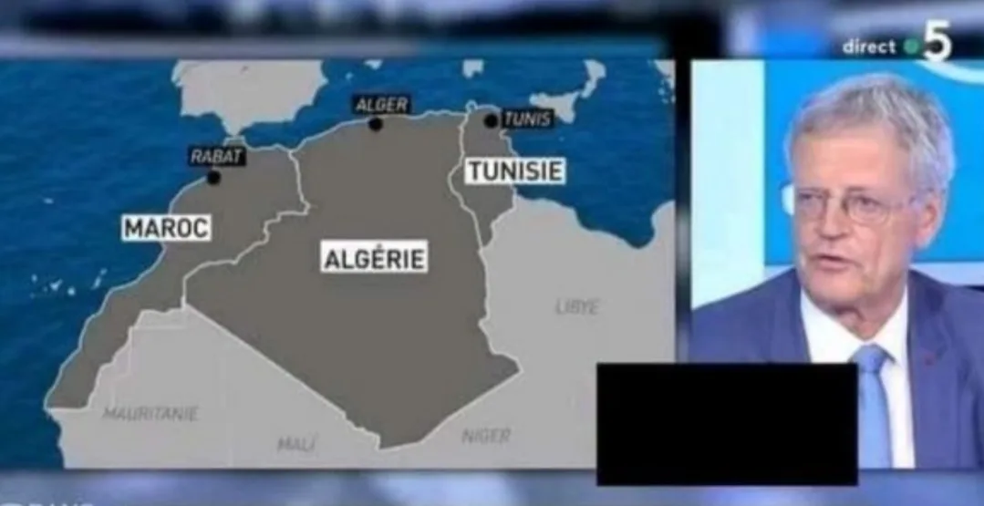 هل سيفعلها ماكرون ويعترف … ؟   التلفزيون الرسمي الفرنسي ينشر خريطة المغرب كاملة وغير مبتورة من صحرائه