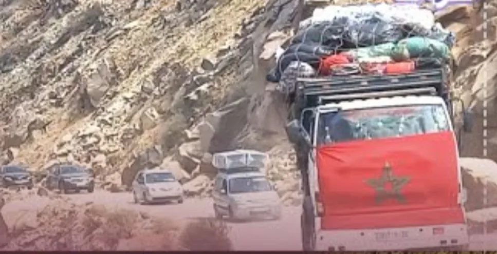 إعتراض شاحنات المساعدات الإنسانية المخصصة لضحايا زلزال الحوز بالسيوف