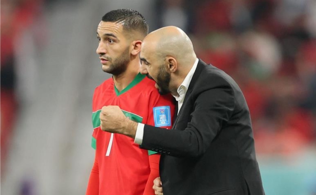 الركراكي يتجه لإسقاط زياش من لائحة المنتخب المغربي الذي سيشارك بكأس إفريقيا
