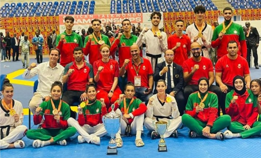 المغرب يفوز ببطولة إفريقيا للتايكوندو التي أقيمت بساحل العاج وبفارق كبير على مصر والبلد المضيف