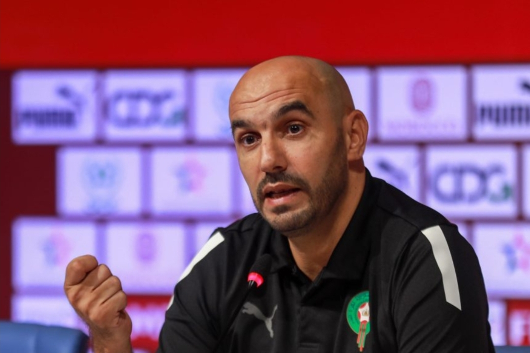 يتقدمها نجم نيس ديوب كوافد جديد … الركراكي يعلن عن التشكيلة الرسمية للمنتخب المغربي التي سيخوض بها مباريات إقصائيات كأس العالم في هذا الشهر