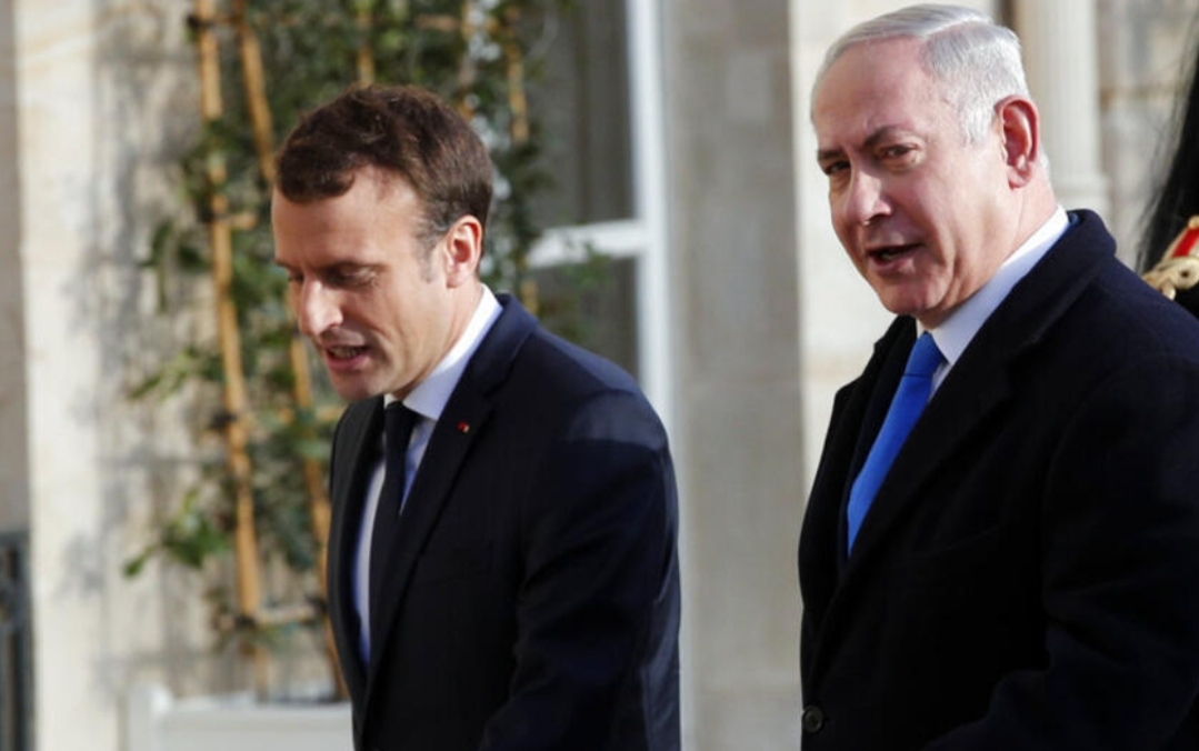 نتنياهو يهاجم ماكرون بشكل قاسي ، والذي أعرب سابقا عن دعمه المطلق لإسرائيل في حربها على غزة
