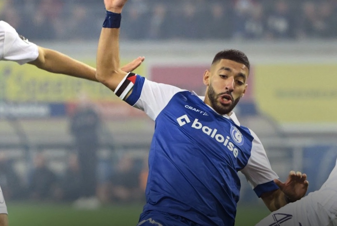 النجم المغربي تيسودالي ينتقد حكم مباراة جينك-اندرلخت بشدة بسبب منعه من حمل شارة صغيرة “فلسطين”