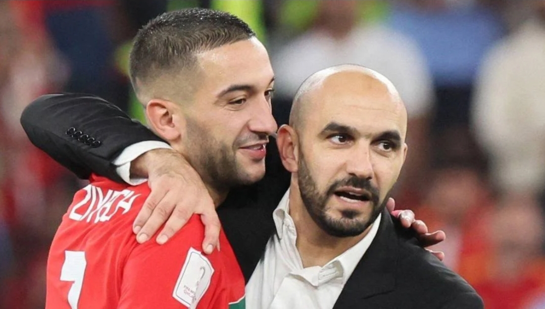 الركراكي :      زياش فنان ودائما يبتكر الحلول في رقعة الملعب  !