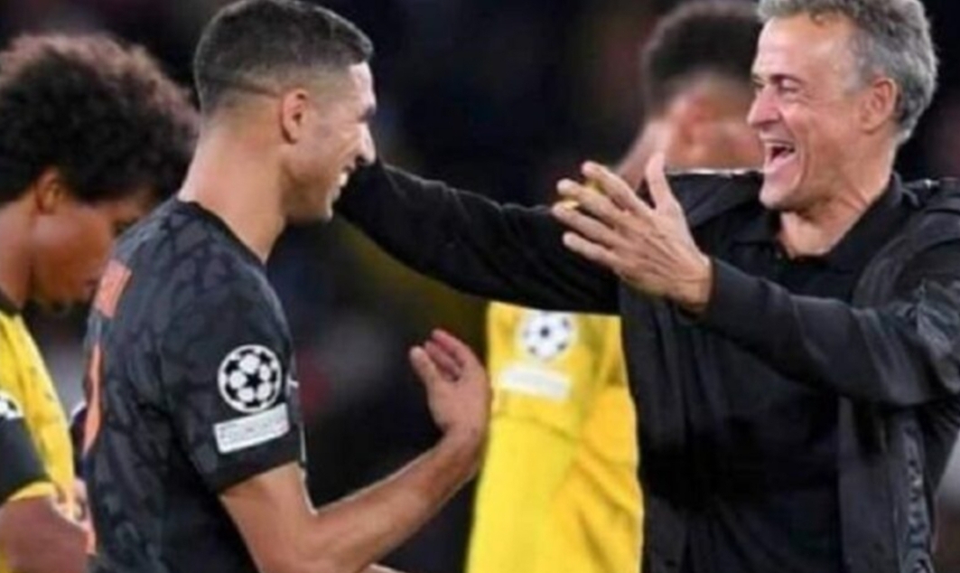 إنريكي:  حكيمي لاعب كبير لكن لديه بعض الأمور يجب عليه تحسينها