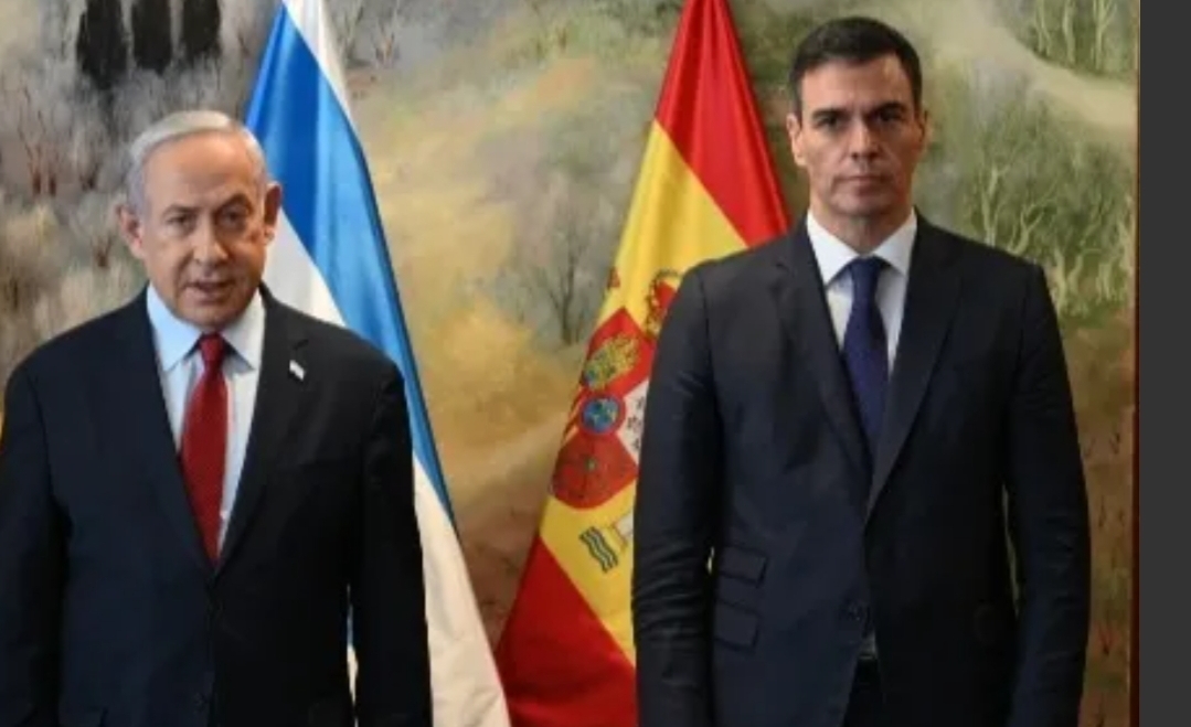 بعد إدانته لها وإعتزامه الإعتراف بفلسطين … إسرائيل تستدعي السفير الإسباني لتوبيخه بسبب سانشيز