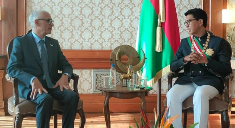 رئيس مدغشقر يستقبل الطالبي ويجدد دعمه لسيادة المغرب على الصحراء