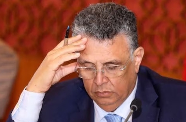 تسريب :     وزير العدل وهبي يهدد بالإنسحاب من الحكومة في حالة إدانة بعيوي رئيس جهة الشرق، والناصري رئيس الوداد !