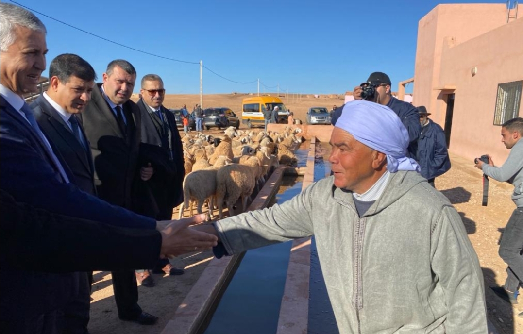 صديقي وزير الفلاحة يدشن مركزا للتلقيح الاصطناعي بجرادة لزيادة توالد الأغنام والماعز !!