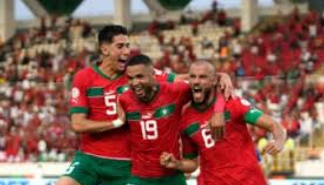 المنتخب المغربي ينهي الشوط الأول متقدما على منتخب الكونغو الديمقراطية بهدف نظيف