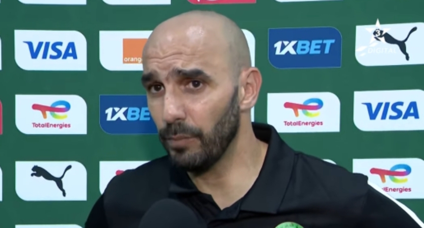 الركراكي :    بوفال إنتهت كأس إفريقيا بالنسبة له ، وزياش قد يلعب ومزراوي جاهز !