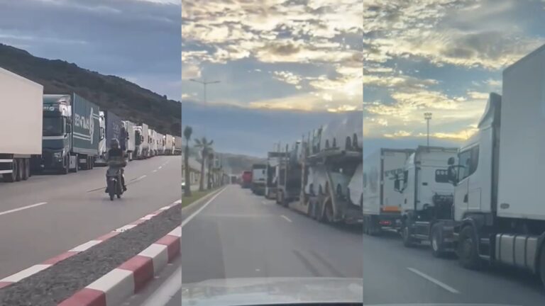 عبور النقالة عبر ميناء طنجة المتوسط.. ساعات من الجحيم