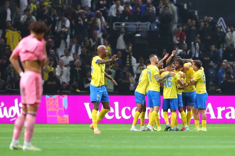 النصر السعودي يهزم إنتر ميامي بسداسية