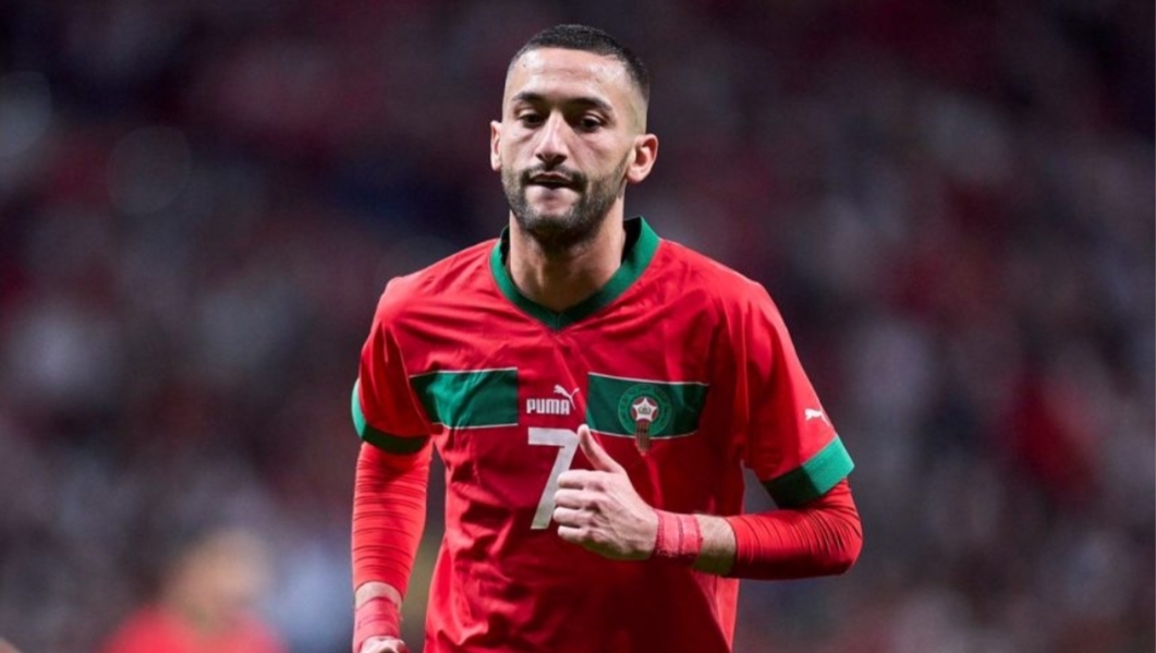 غلطة سراي يكشف تفاصيل إصابة حكيم زياش مع المنتخب المغربي خلال مباراة زامبيا