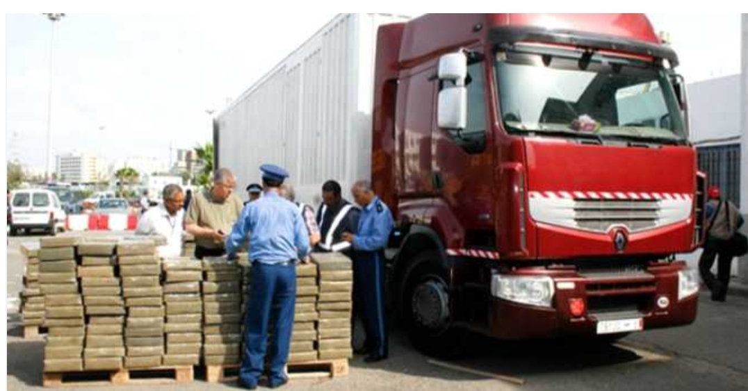 إحباط تهريب أزيد من 3 أطنان من المخدرات بميناء طنجة المتوسط