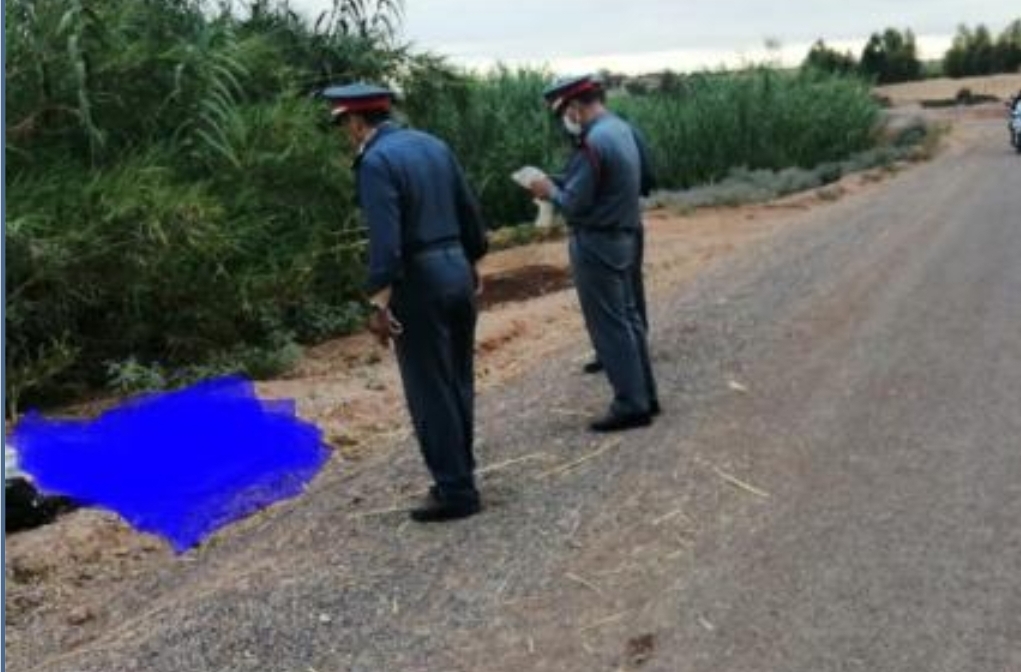 جثة شخص على قارعة الطريق تستنفر درك وزان