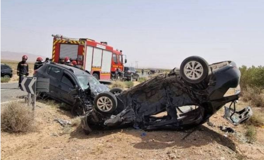مقتل شخص وأصابة 8 أسخاص بجروح خطيرة في حادثة سير مروعة بطنجة