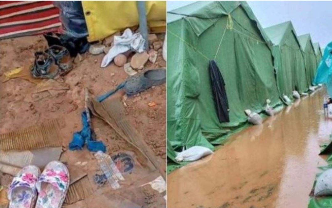 بعد سقوط منازلهم … الأمطار والثلوج تضاعفان معاناة سكان الخيام بمناطق الزلزال بالحوز وشيشاوة وتارودانت