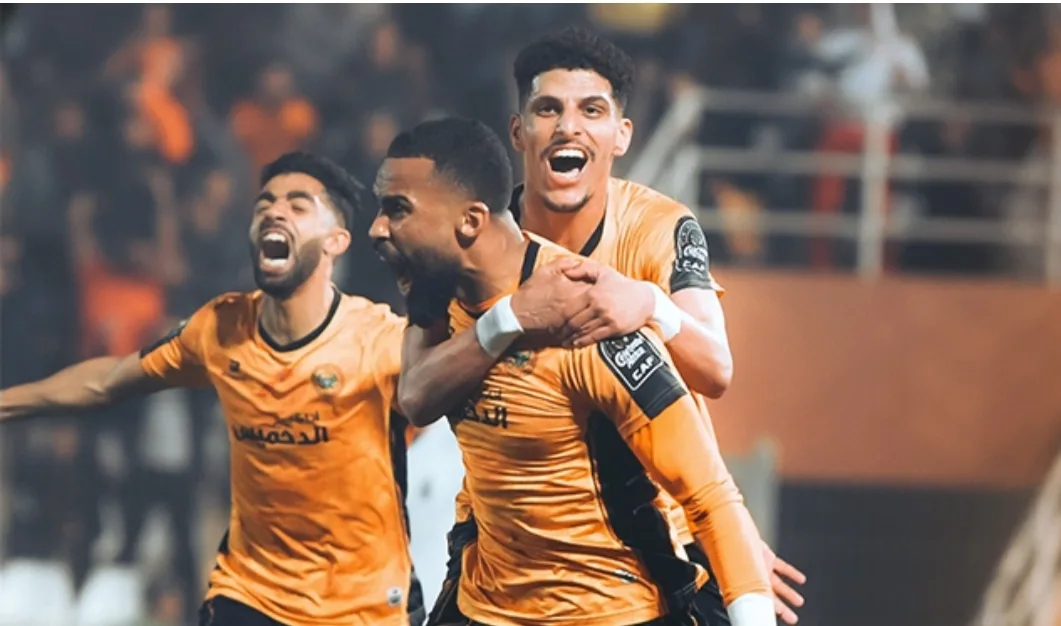 نهضة بركان يفوز في كأس الكونفدرالية الإفريقية ويضرب موعدا مع اتحاد العاصمة الجزائري في نصف النهائي
