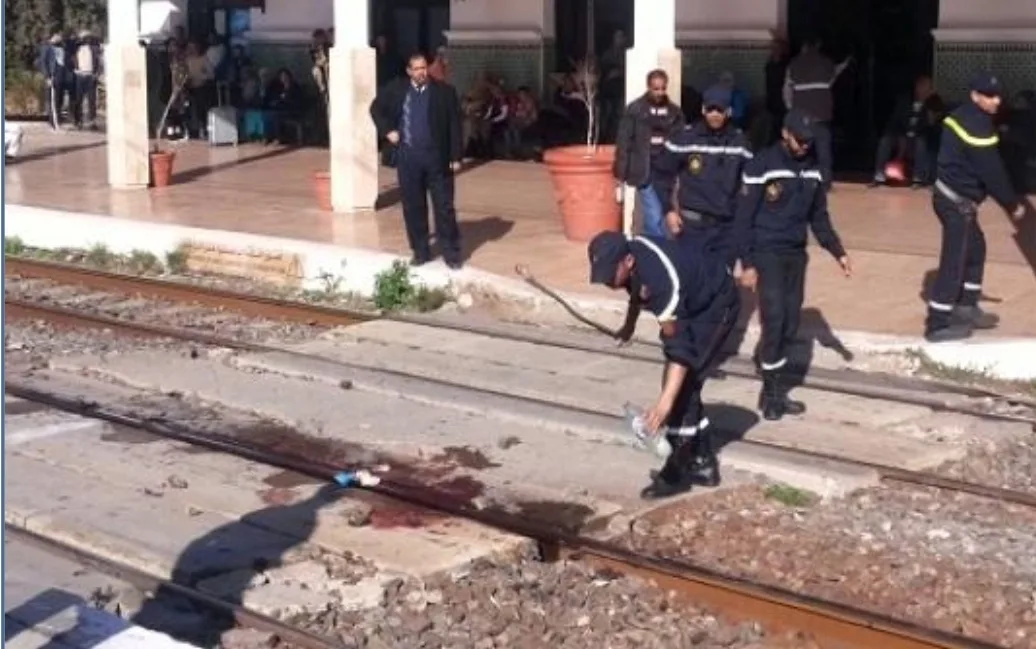 قطار يبتر قدمي عامل صيانة بمحطة فاس ويرديه قتيلا