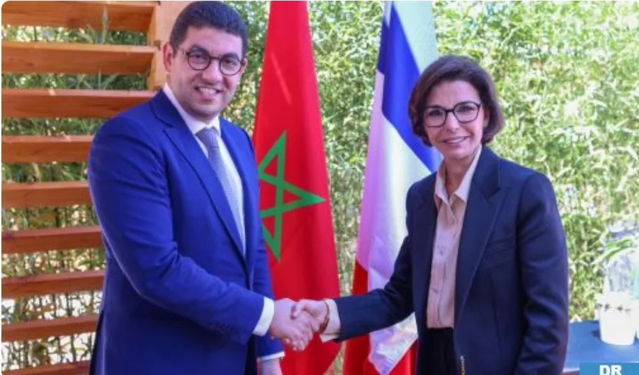وزير الثقافة المغربي بنسعيد يتباحث مع وزيرة الثقافة المغربية-الفرنسية رشيدة داتي