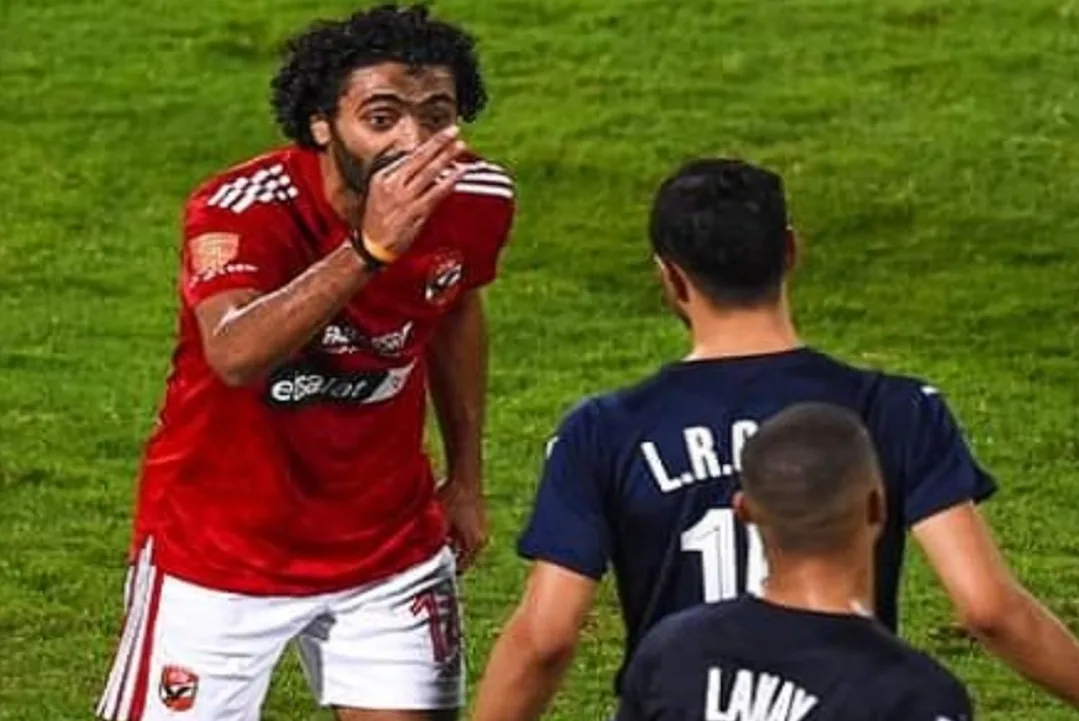 إدانة لاعب المنتخب المصري الشحات بسنة موقوفة ومنعه من اللعب 5 سنوات في قضية صفع اللاعب المغربي الشيبي
