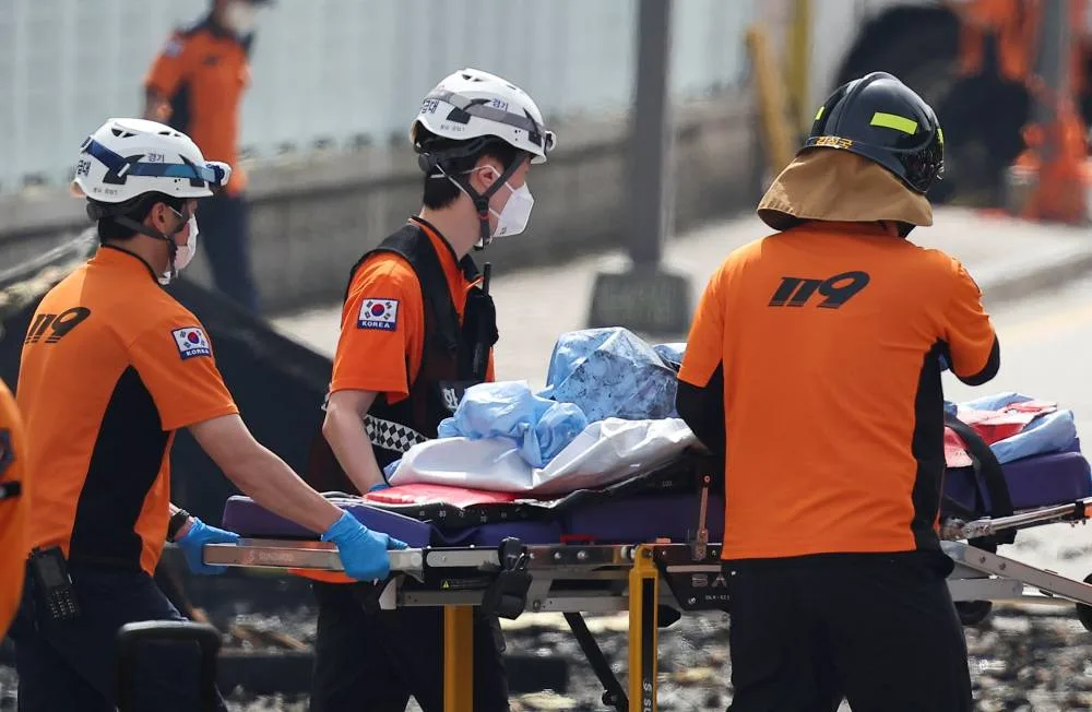 اندلاع حريق في مصنع بطاريات الليثيوم بكوريا يؤدي إلى مقتل 20 شخصًا