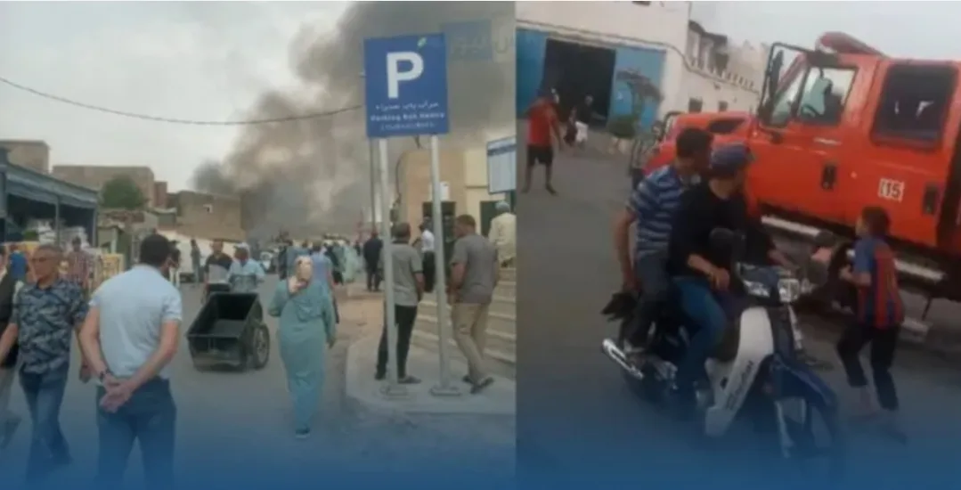 حريق كبير في قيسارية بفاس يخلف قتلى ومصابين
