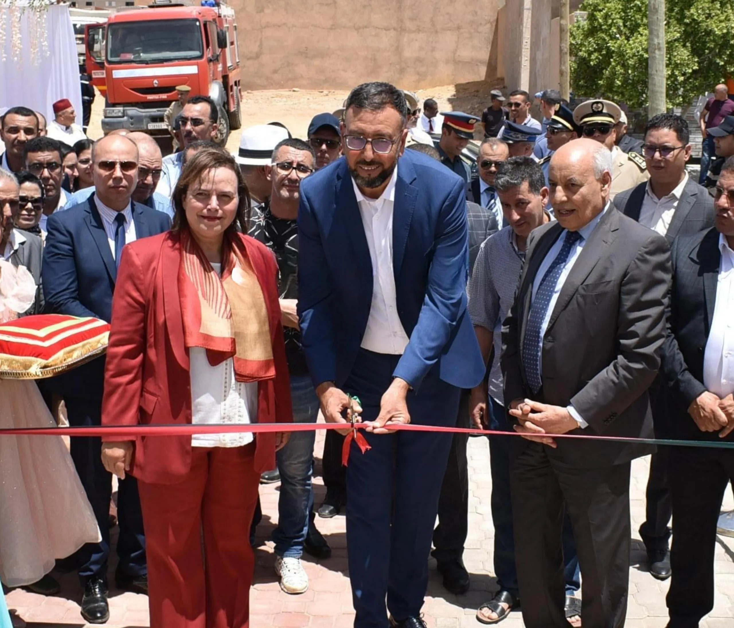 تدشين ثلاثة مراكز اجتماعية في تاوريرت بمناسبة الذكرى 25 لاعتلاء الملك محمد السادس العرش