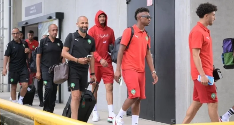 المنتخب المغربي الأولمبي بقيادة حكيمي يصل مدينة ليون للمشاركة في الألعاب الأولمبية بفرنسا