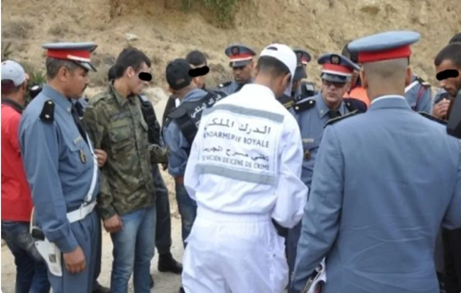 إعتقال سفاح تطوان الفار بعد ذبحه لزوجته وأربعة من أبنائه