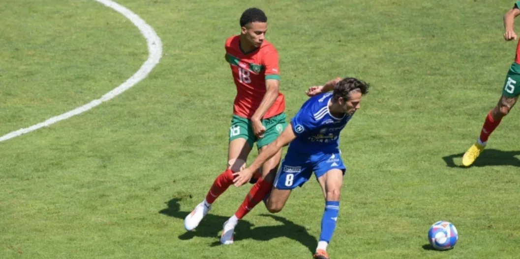قبل مواجهة الأرجنتين .. المنتخب الأولمبي المغربي يفوز على فريق فرنسي بهدفين