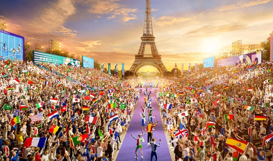 انطلاق حفل افتتاح أولمبياد باريس 2024