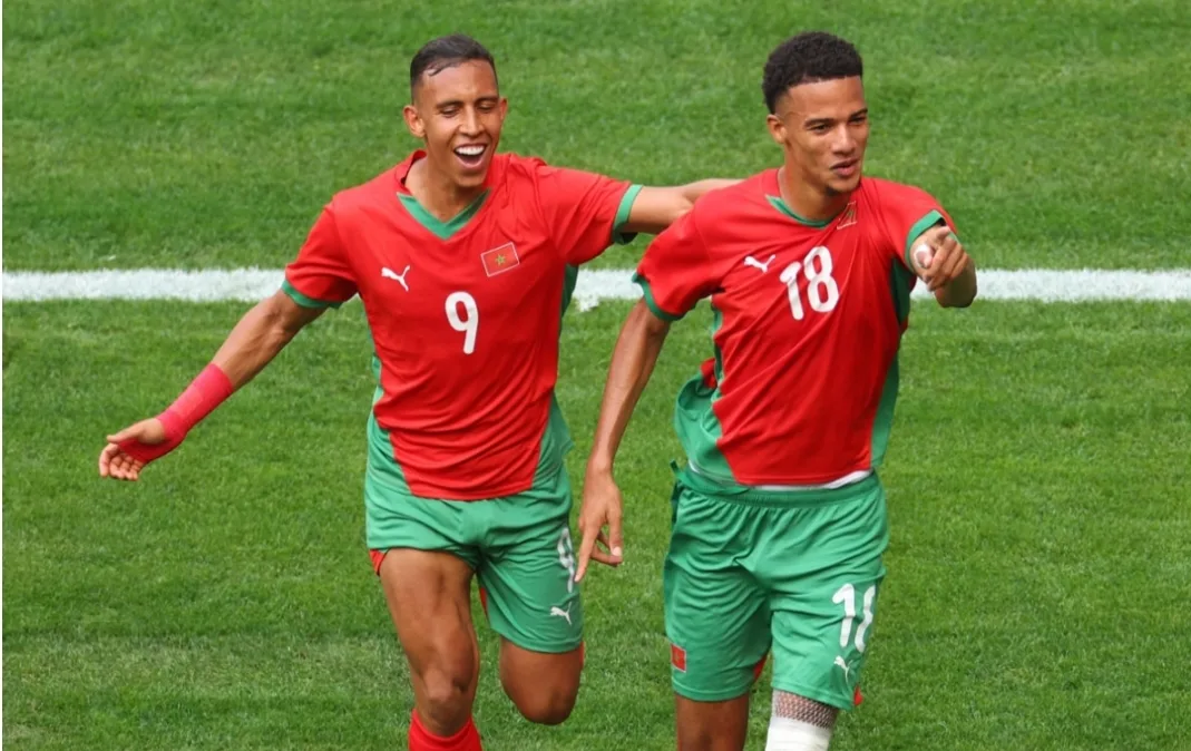 المنتخب الأولمبي المغربي ينهي الشوط الأول متقدما على العراق بثلاثية نظيفة