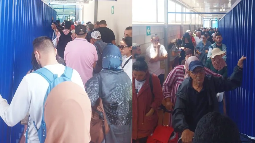 الانتظار الطويل يعكر صفو العابرين من و إلى مليلية