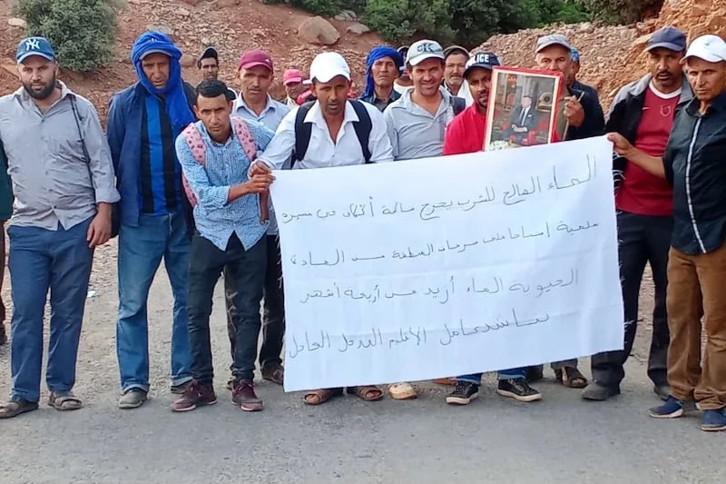 إقليم أزيلال .. استمرار معاناة سكان أكلاف بسبب نقص المياه يثير احتجاجات