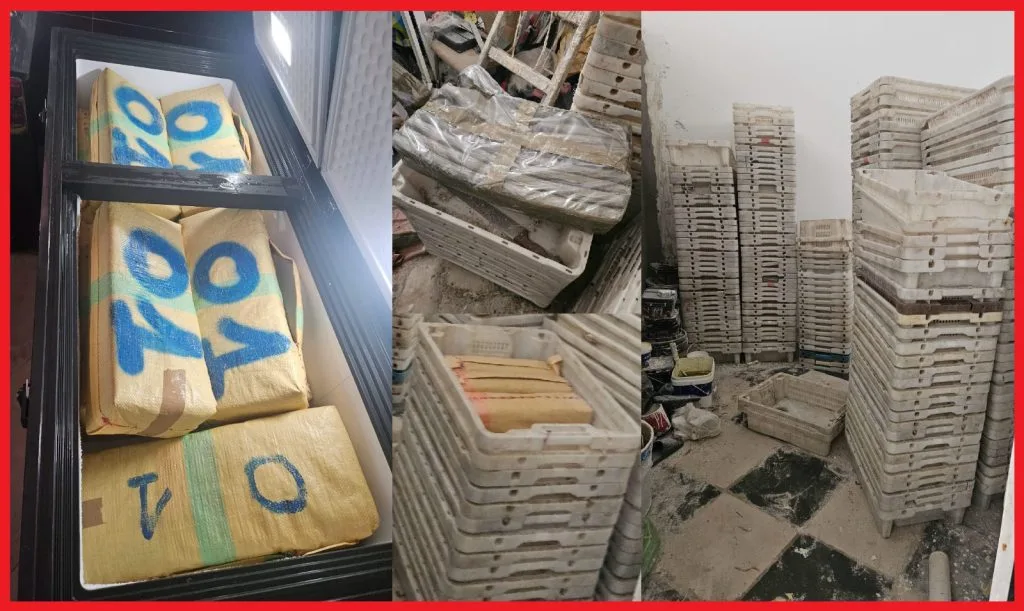 توقيف شبكة إجرامية في طنجة وضبط 543 كيلوغرامًا من مخدر الشيرا